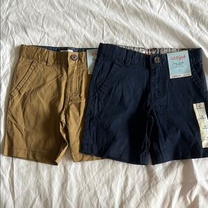 Cat & Jack Boys' Tan and Navy Shorts